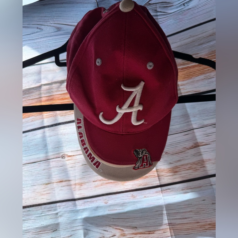 Alabama Crimson Tide Script A Baseball Cap - Crimson & Gray